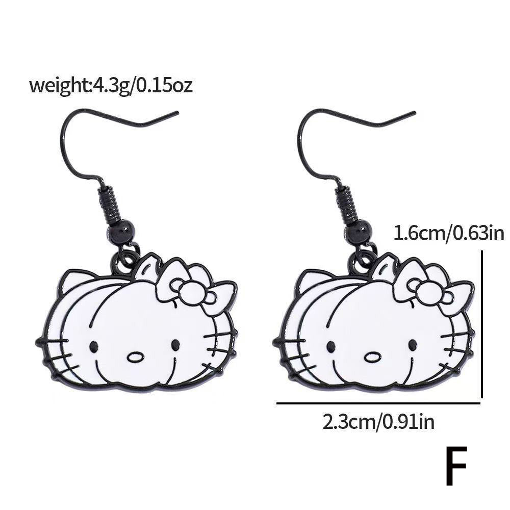 Hello Kitty Halloween earrings