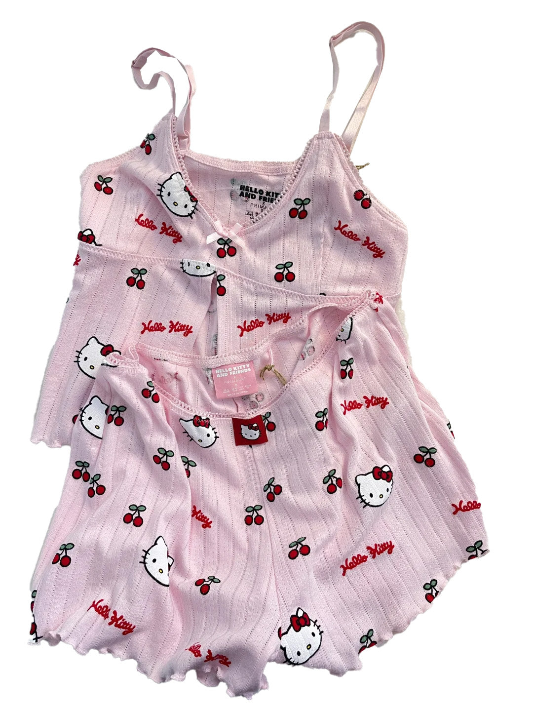 Hello Kitty Sleepwear Top with Shorts Pj Set