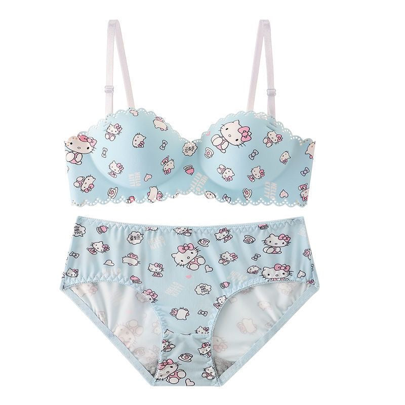 Hello Kitty Sweet Bra Set Underwear Bra Panties