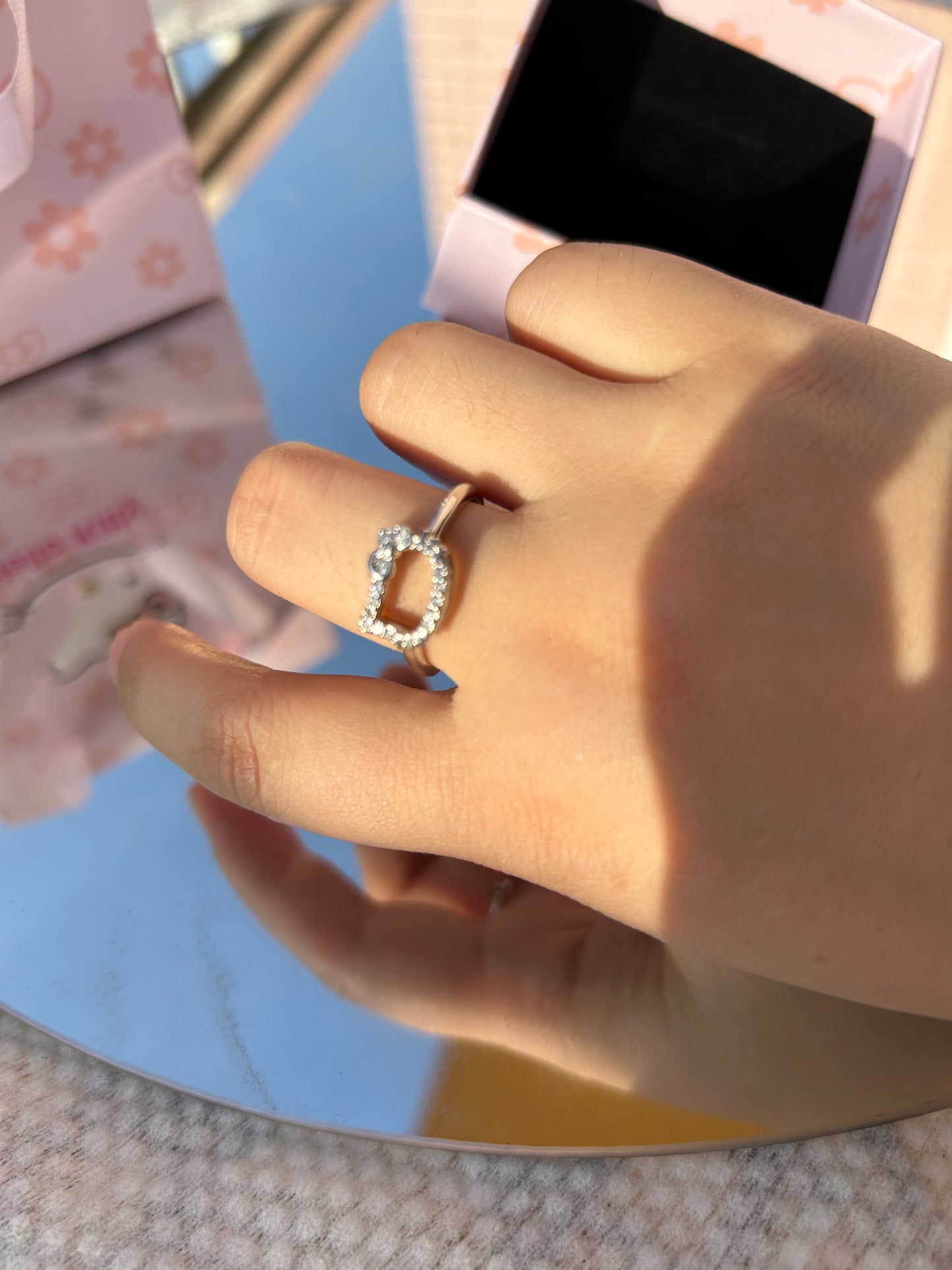 Hello Kitty Ring Open Adjustable with gift box