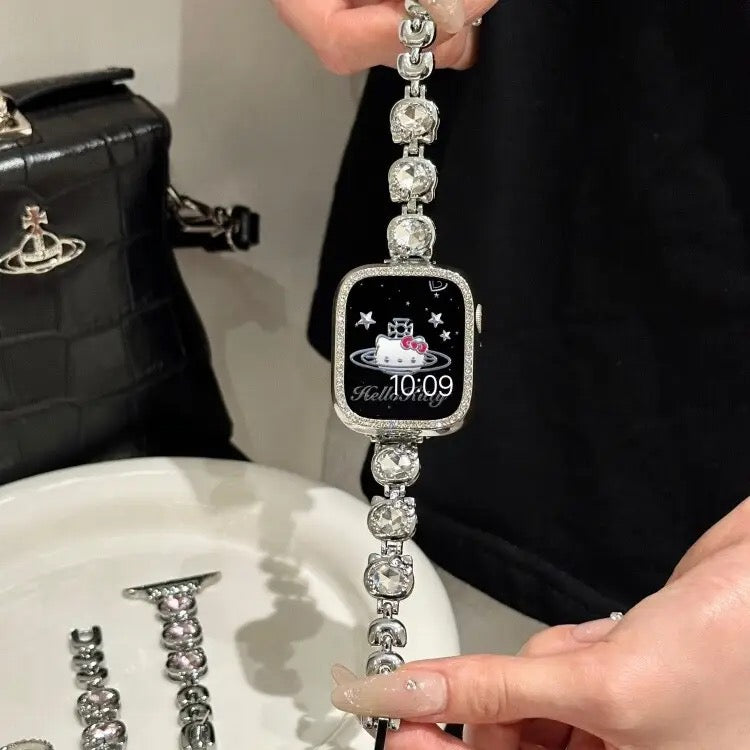 Hello kitty Apple Watch Band Diamond iWatch Series