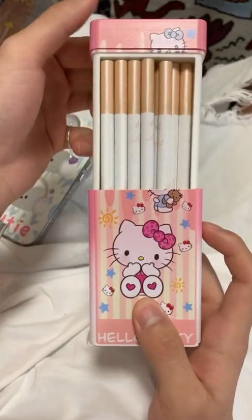 Hello Kitty Magic Cigarette Case Lighter 20 Cigarettes Slim