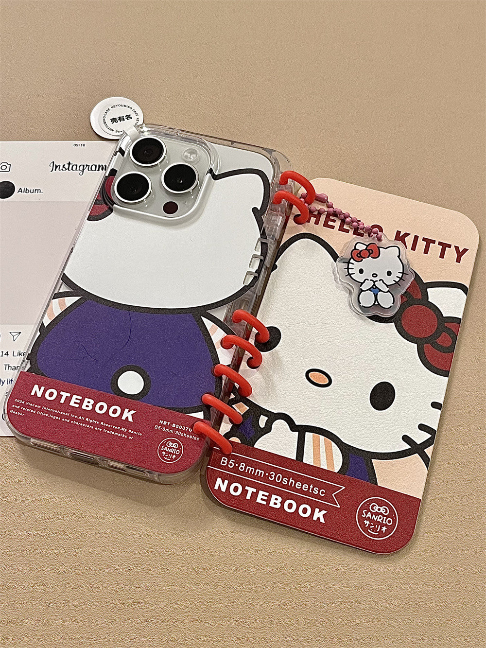 Sanrio Flip phone case Book folding iphone case