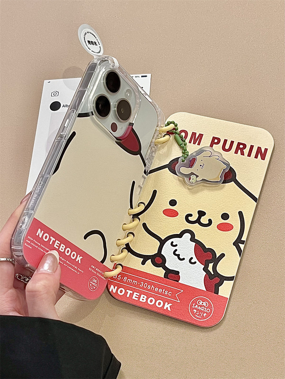 Sanrio Flip phone case Book folding iphone case