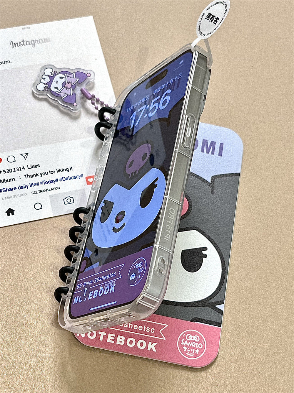 Sanrio Flip phone case Book folding iphone case
