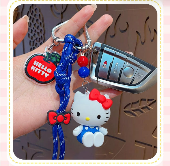 Hello Kitty Keychain Small drawing board keychain Small TV keychain Apple Hamster Machine