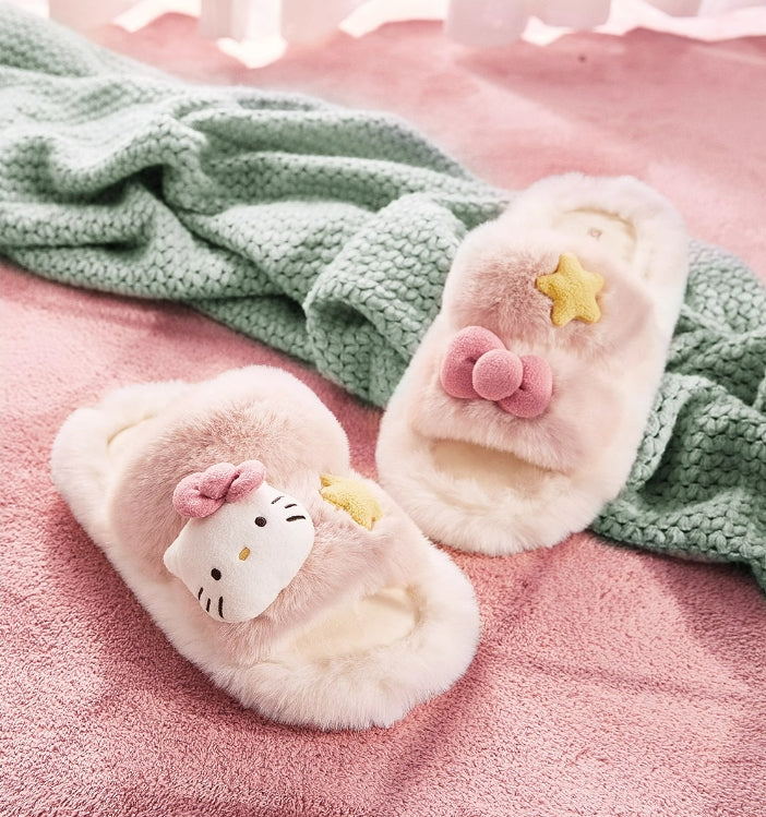 Sanrio Plush Slippers home slippers Cute Slippers