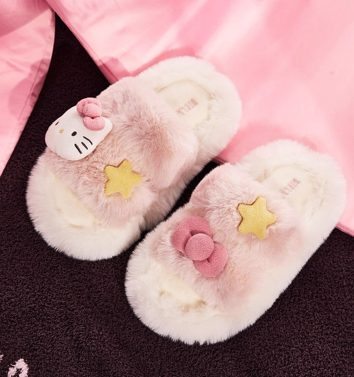 Sanrio Plush Slippers home slippers Cute Slippers