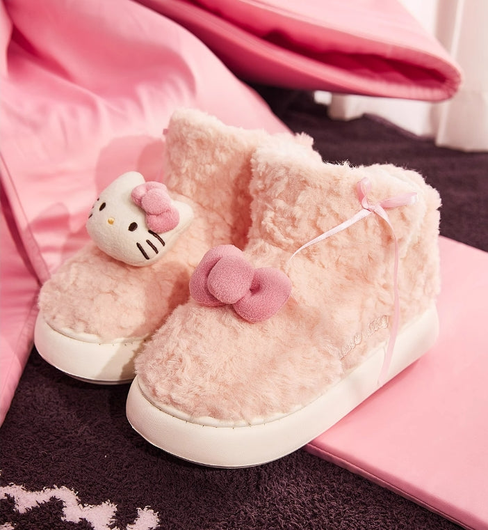 Hello Kitty Boots Shoes Winter Slippers House Slippers Cute Slippers