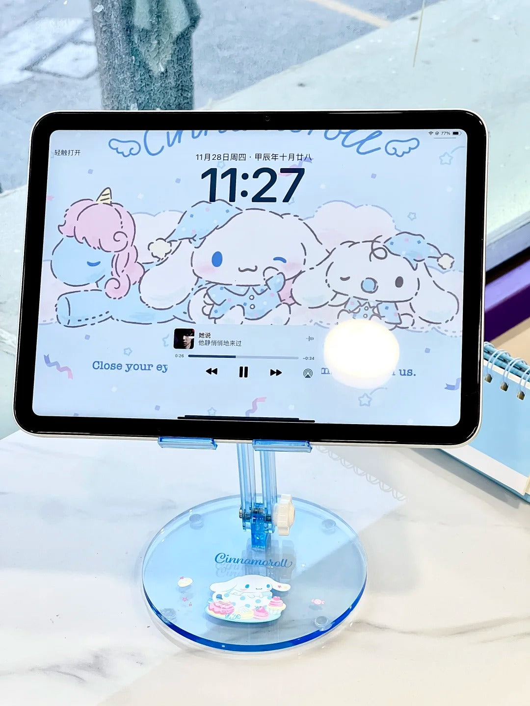 Hello Kitty Acrylic Foldable Phone Stand Tablet Stand