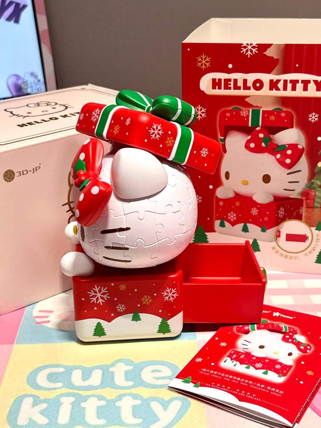Hello Kitty 50Th Anniversary Christmas 3D Puzzles