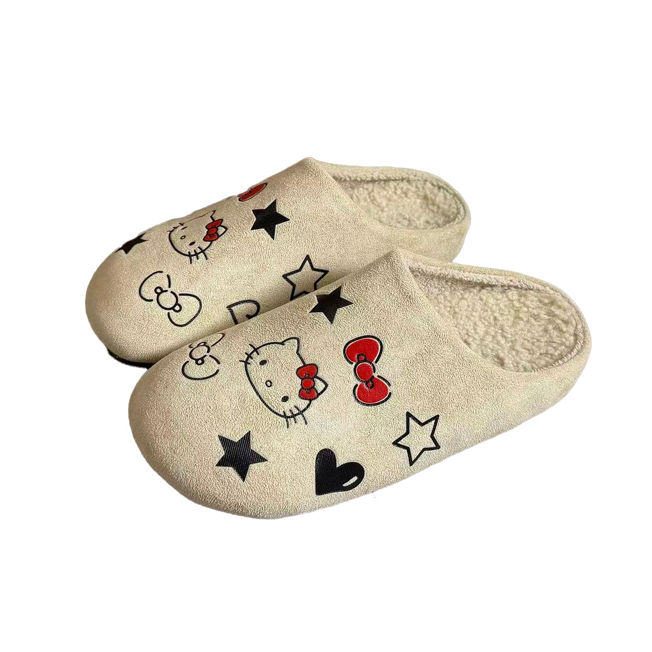 Hello Kitty plush warm slippers