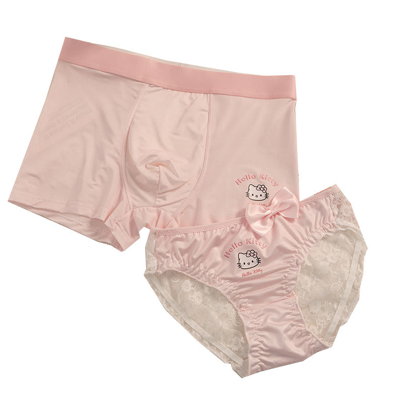Hello Kitty Lace Couple Underwear Sets Matching Underwear