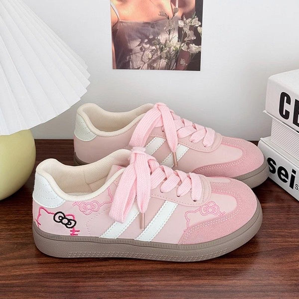 Hello kitty Embroidery Cute Sneakers Casual Fashion Shoes