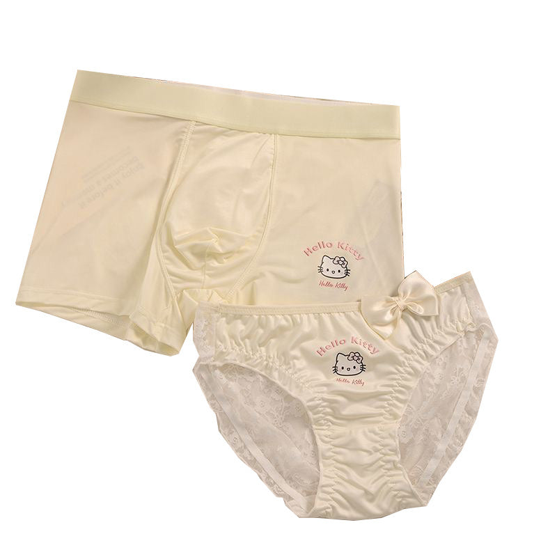 Hello Kitty Lace Couple Underwear Sets Matching Underwear