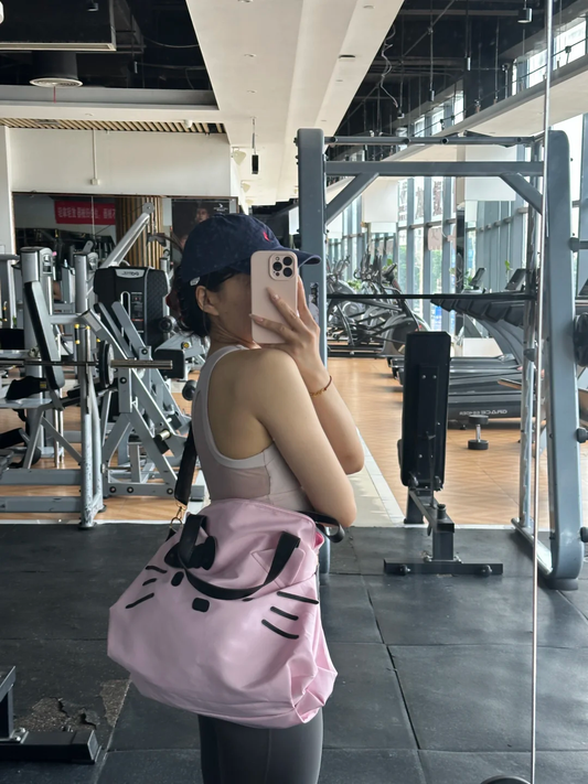 H K gym bag with large capacity