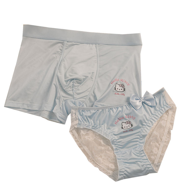 Hello Kitty Lace Couple Underwear Sets Matching Underwear