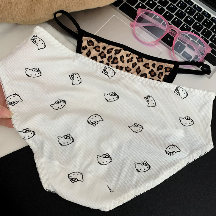 HK Leopard-Print Briefs