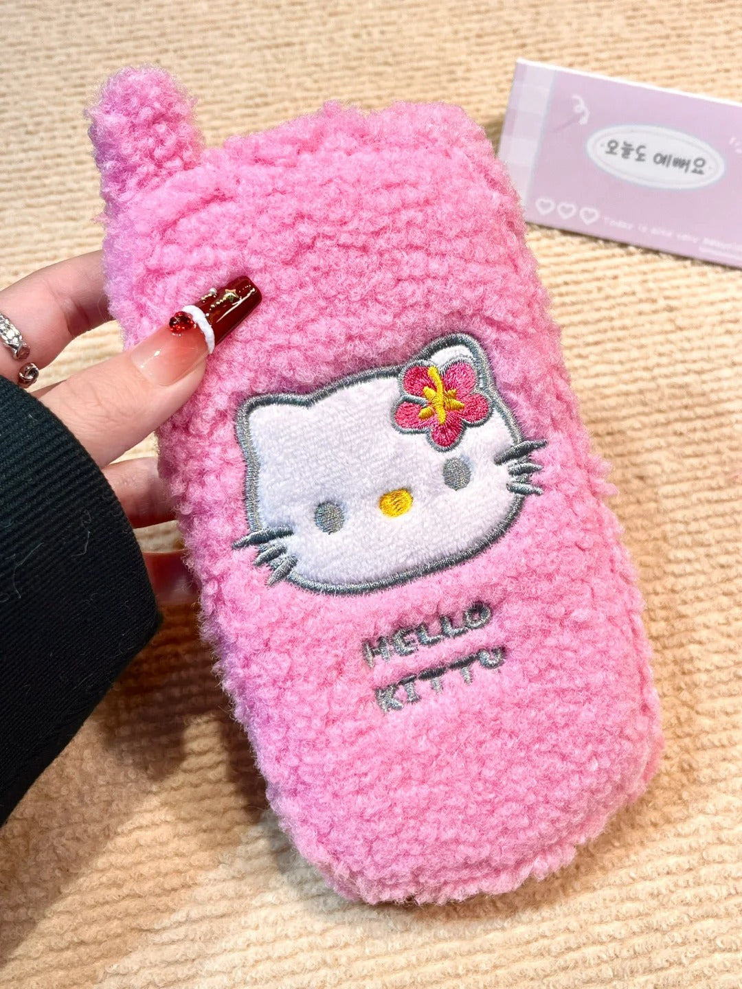 Hello Kitty Flip Plush with Phone Case