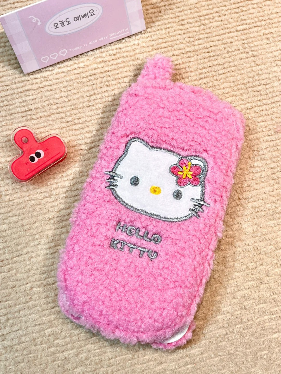 Hello Kitty Flip Plush with Phone Case