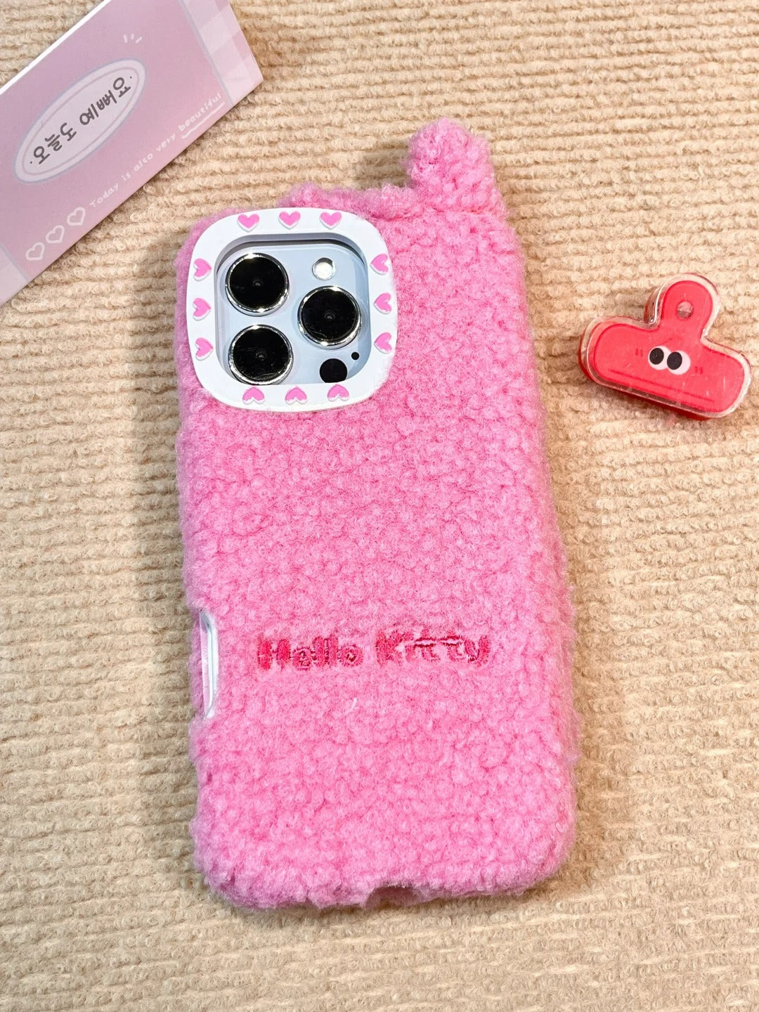 Hello Kitty Flip Plush with Phone Case