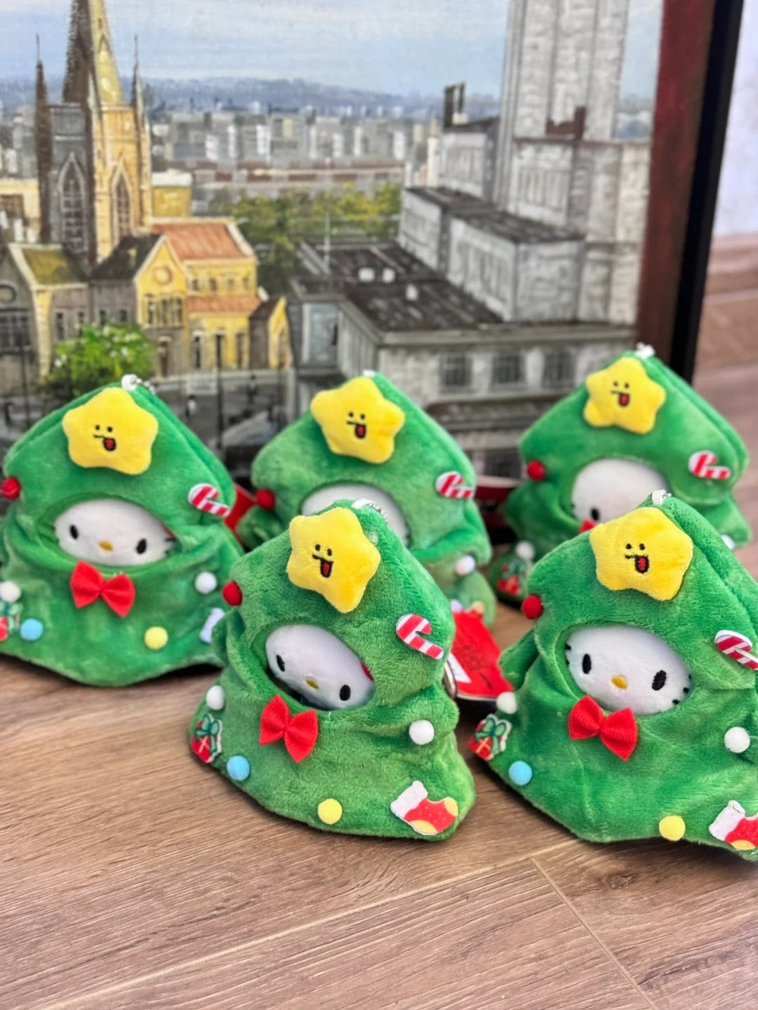 HelloKitty Christmas Plushie Keychain