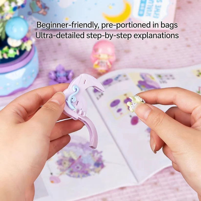 H K Cherry Blossom Castle Music Box