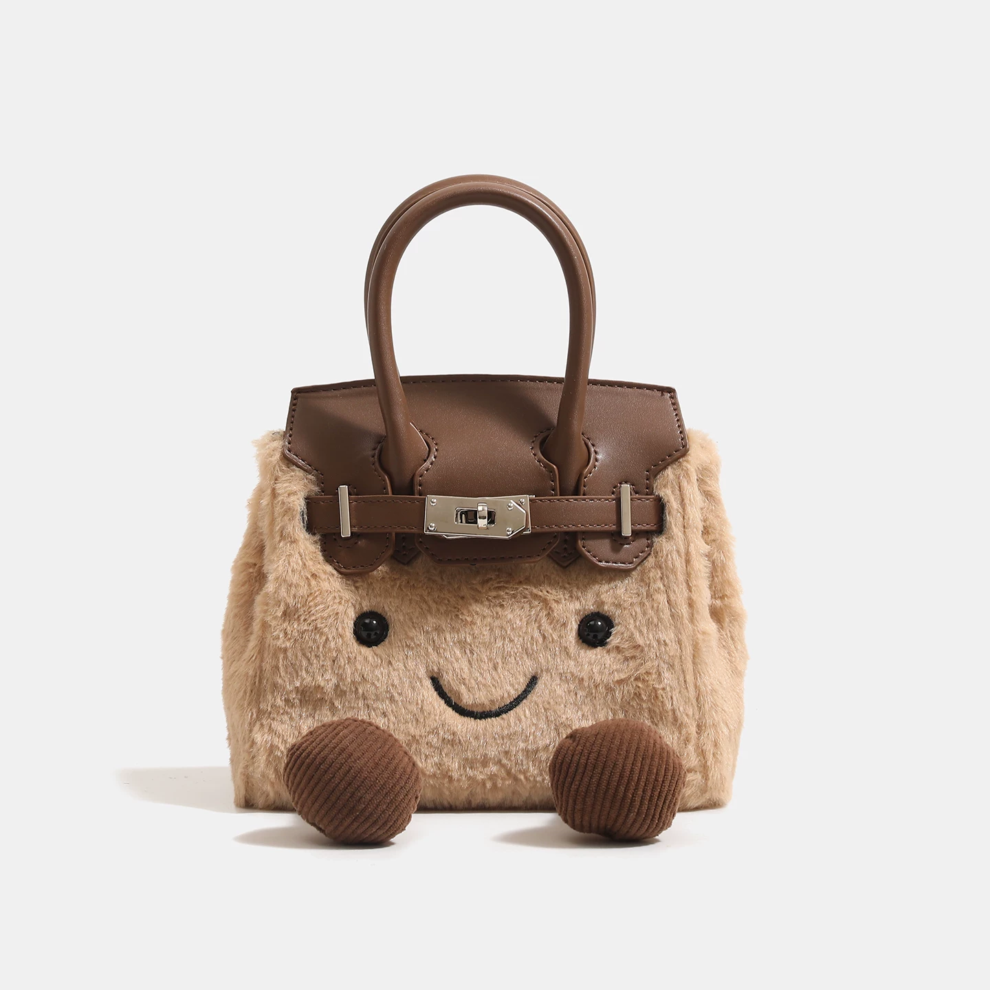 Plush and fluffy handbag/crossbody bag