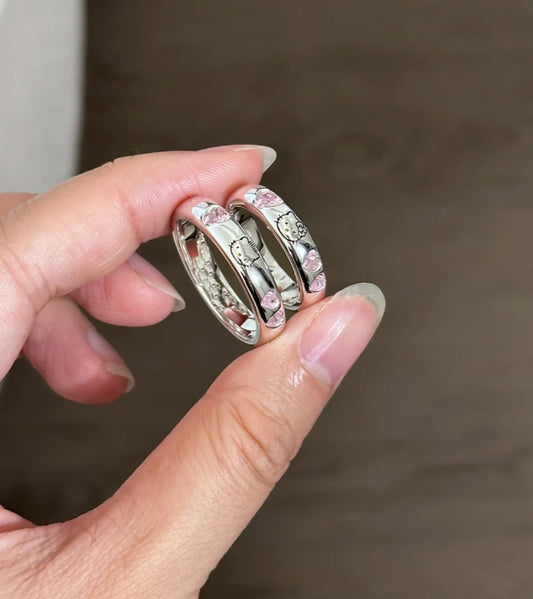 HK Couple Rings2PCS