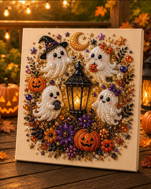 Halloween Pearl Diamond Painting Art Kit