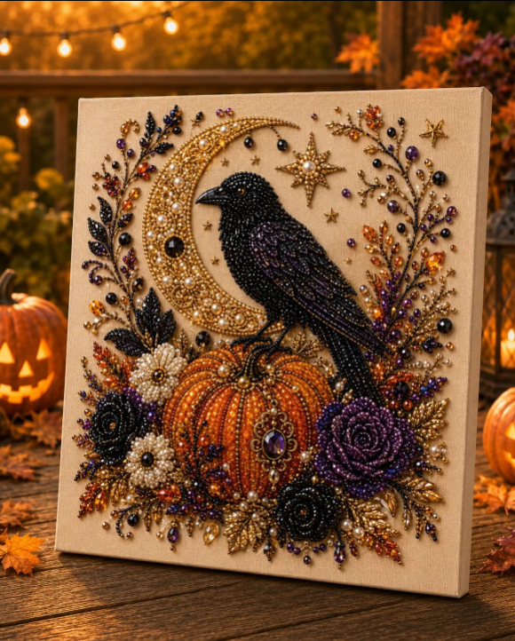 Halloween Pearl Diamond Painting Art Kit