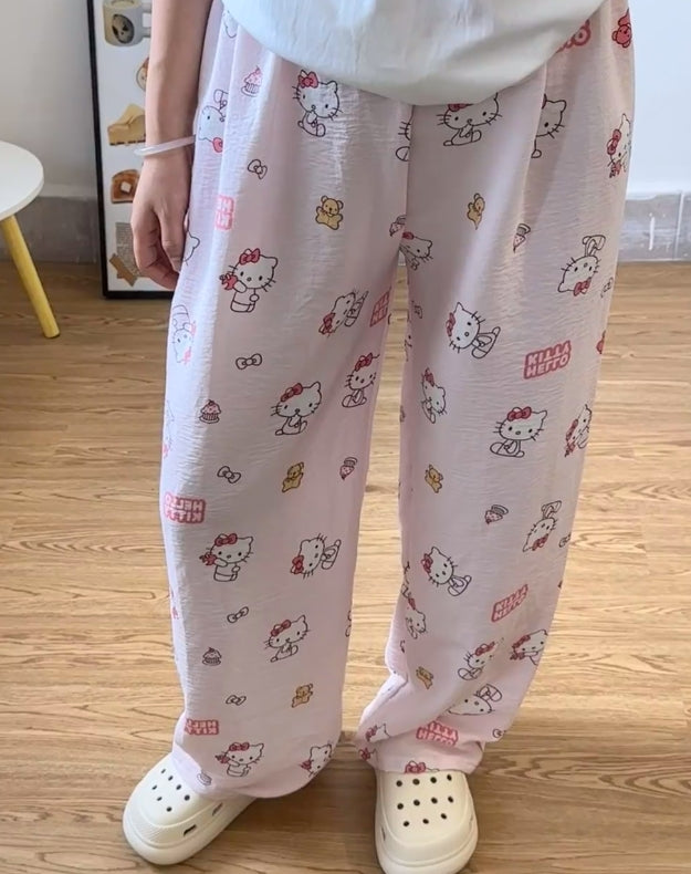 Hello Kitty Pajamas pants Sleepwear pants