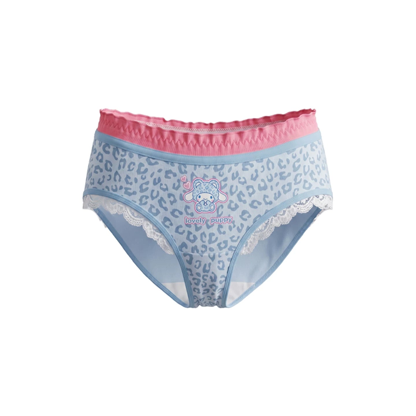 HK Sweet Leopard Print Pure Cotton Underwear