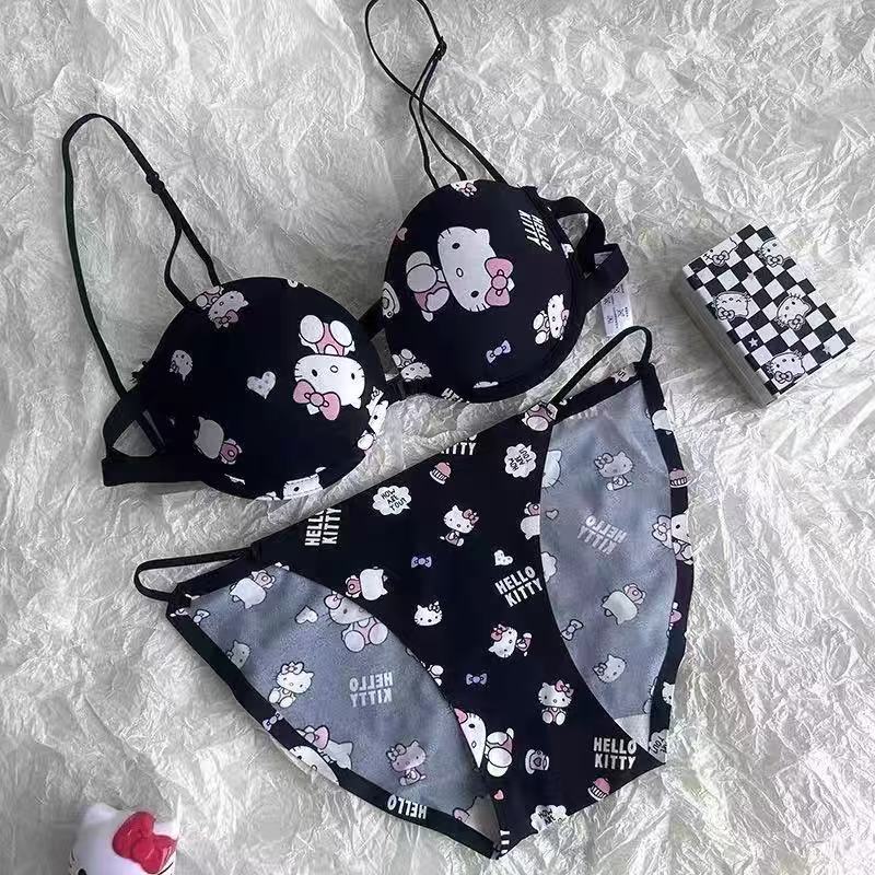 Hello Kitty Lingerie Sets nderwear Bra Panties