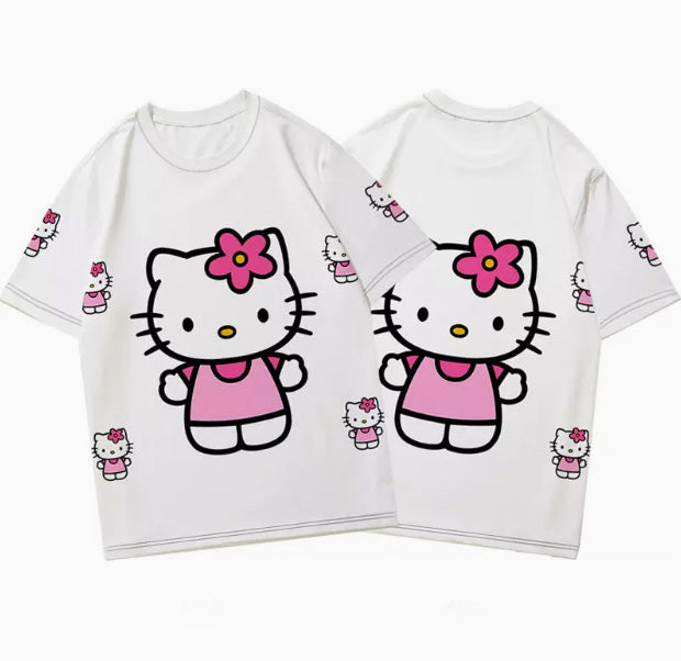 Hello Kitty shorts home couple pajamas