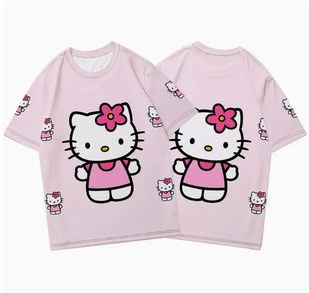 Hello Kitty shorts home couple pajamas