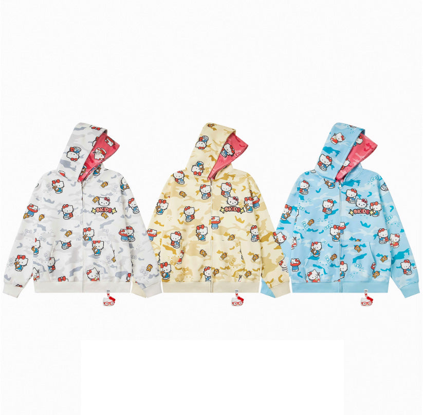 Hello Kitty Hoodie Autumn Jacket Casual Hoodie