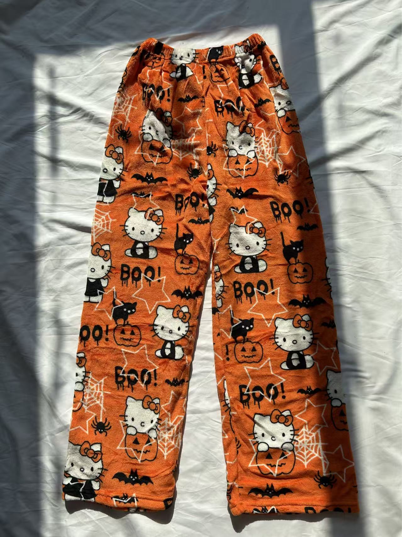 HK Halloween Pumpkin Ghost Pajamas