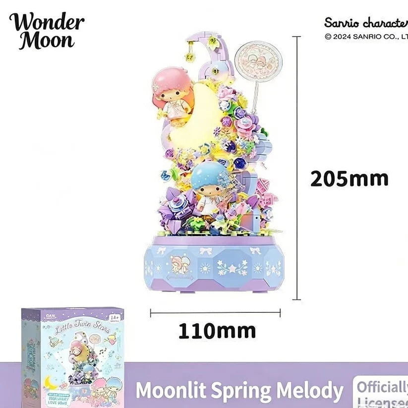 H K Cherry Blossom Castle Music Box