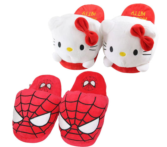 Hello Kitty and Spider-Man Couple Slippers