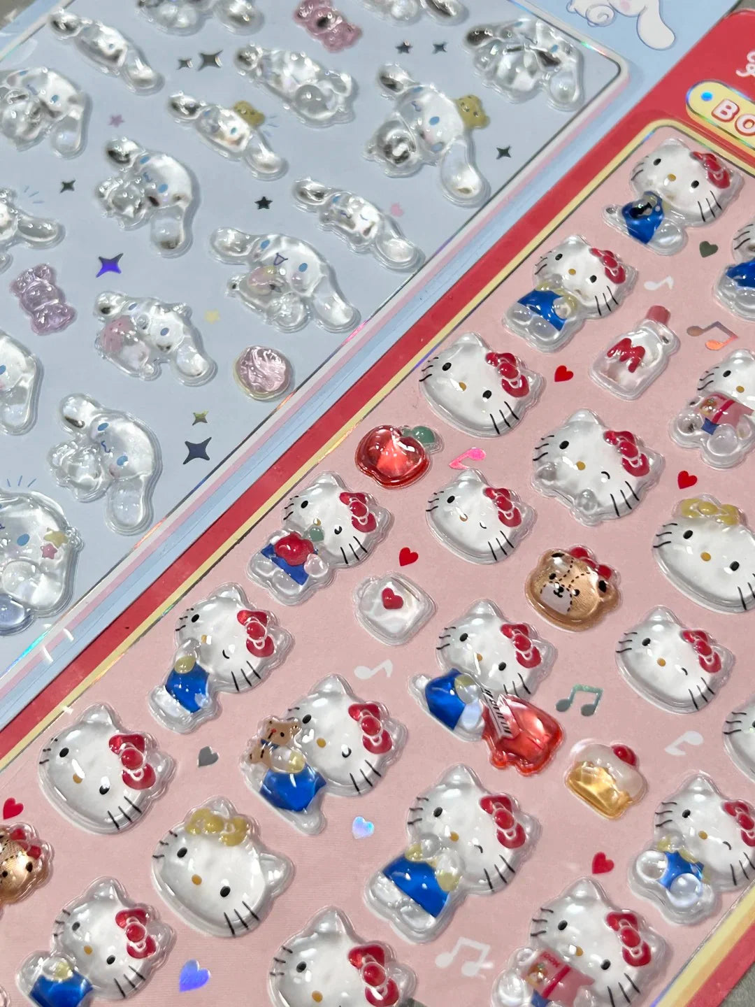 Sanrio Bonbon Drop Seal 3D Sticker Crystal 3D DIY Decoration Stickers