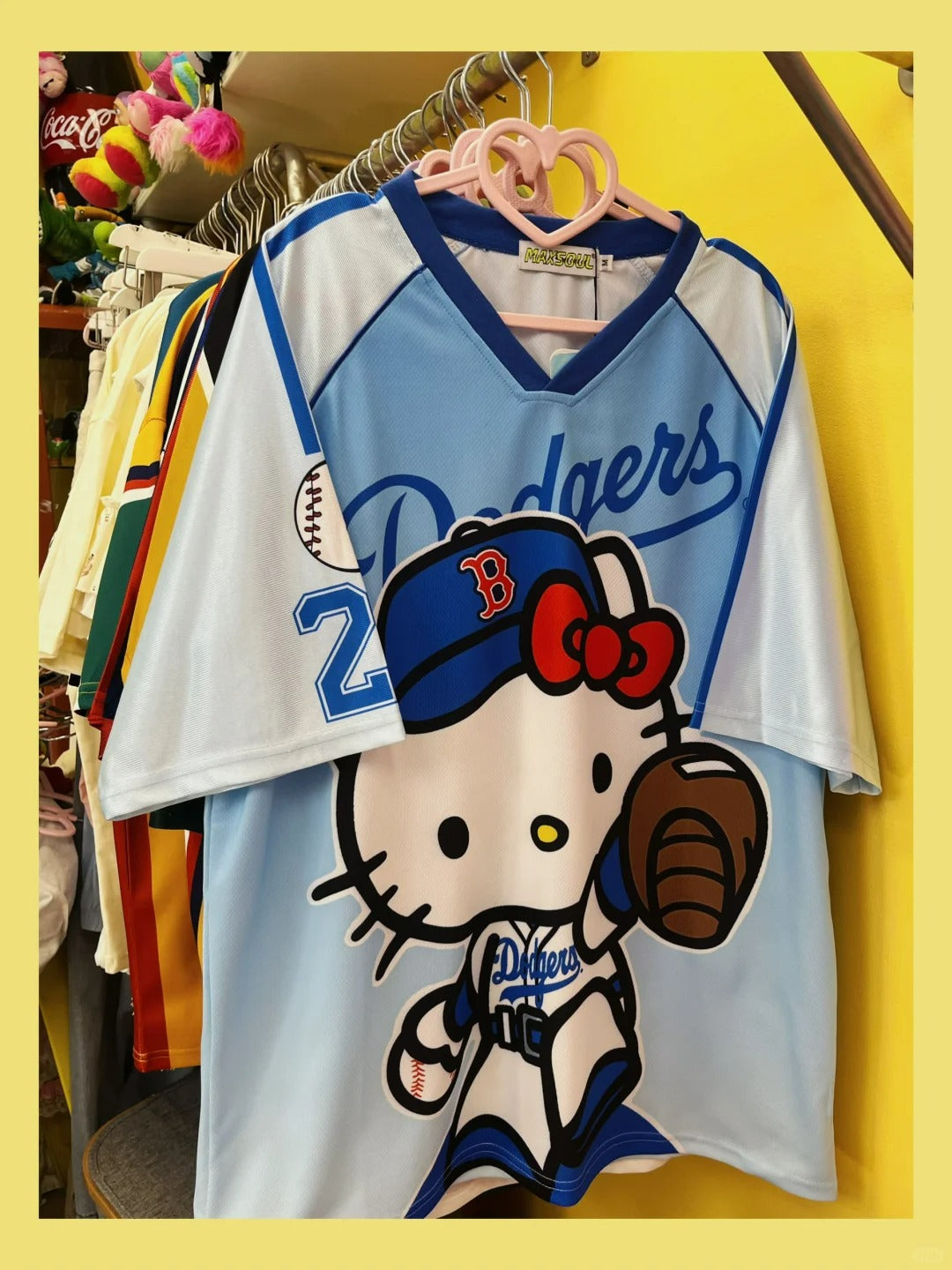 Hello Kitty Jersey Short Sleeve Summer Shirts