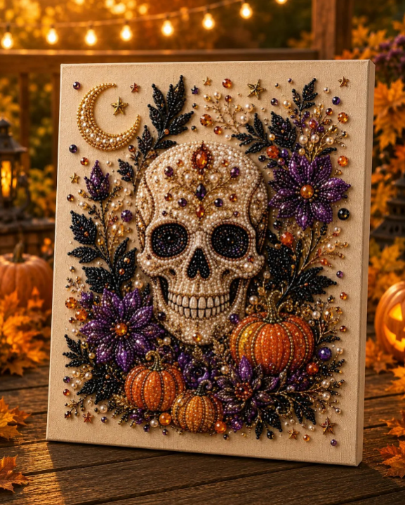 Halloween Pearl Diamond Painting Art Kit