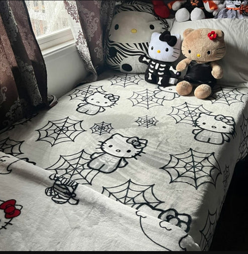 Hello Kitty Halloween Plush blanket