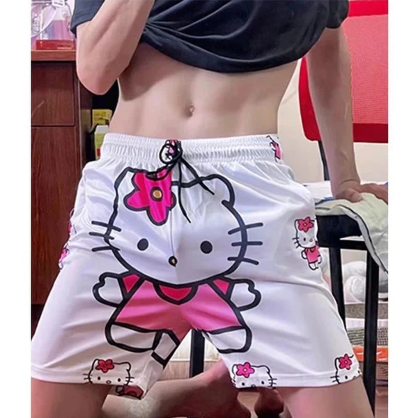 Hello Kitty shorts home couple pajamas