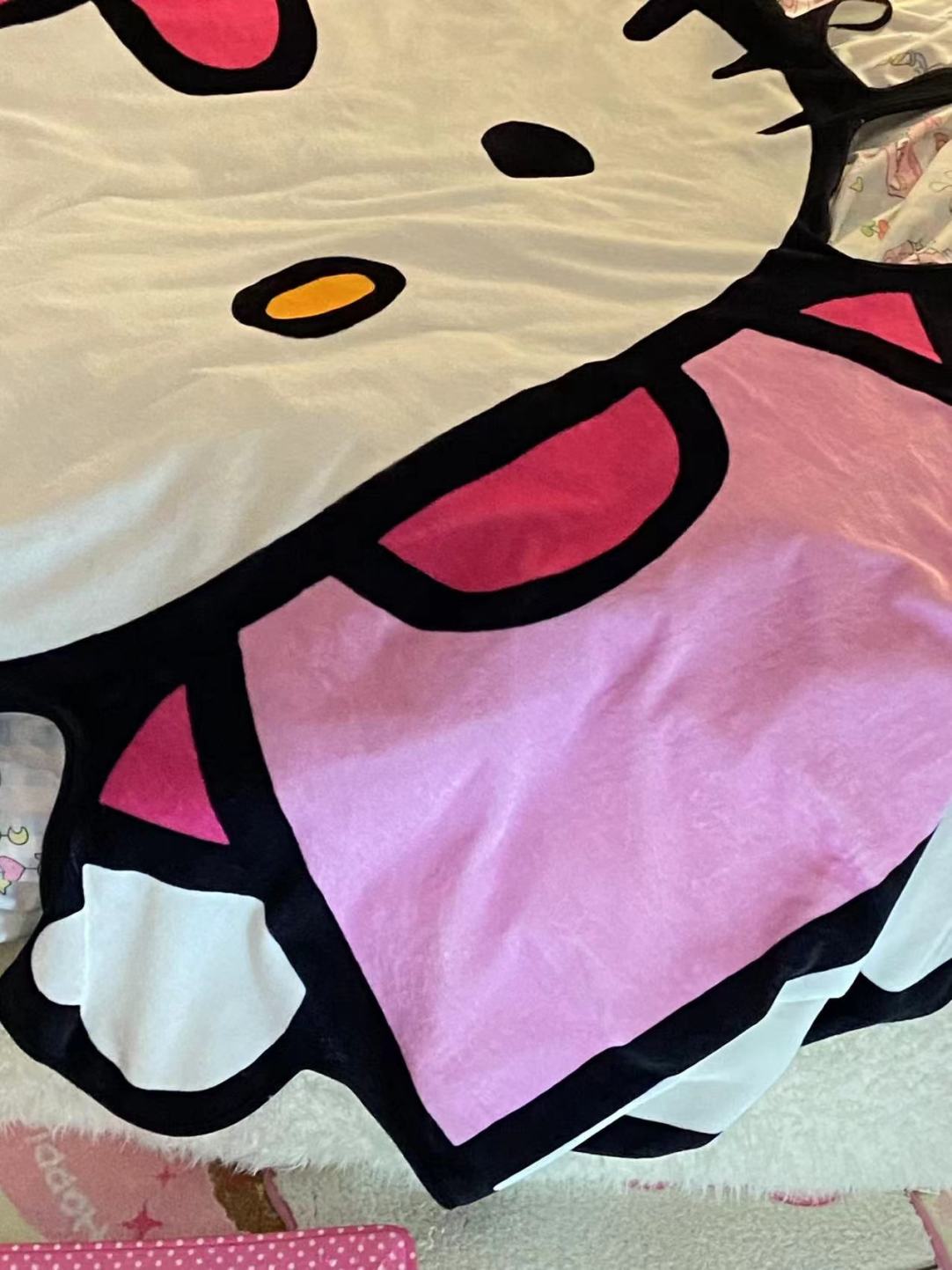 Hello kitty Shape Blanket Cute Blanket Lightweight Super Soft Cozy for Bed