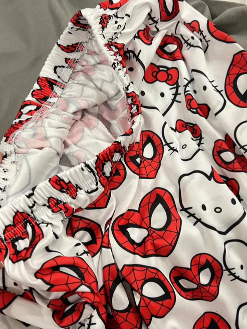 Hello Kitty Spiderman Pajama Pants Sleepwear