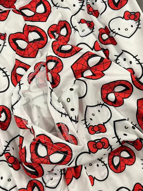 Hello Kitty Spiderman Pajama Pants Sleepwear