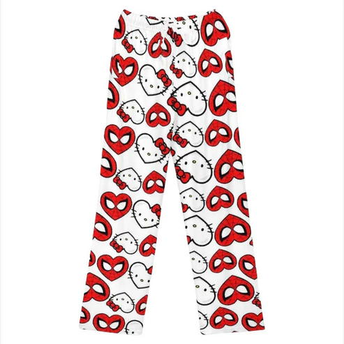 Hello Kitty Spiderman Pajama Pants Sleepwear