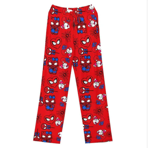 Hello Kitty Spiderman Pajama Pants Sleepwear